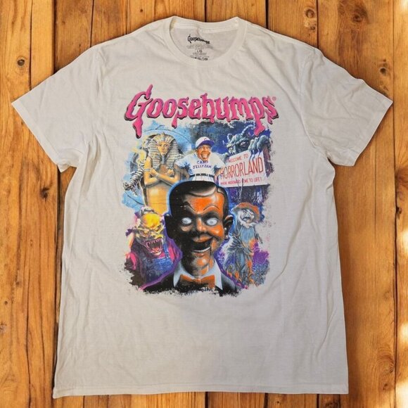 Goosebumps Officially Licensed Tshirt Mens Lg Welcome To Horrorland Graphic Tee - Picture 1 of 6